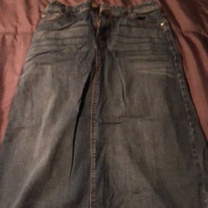 Jean skirt